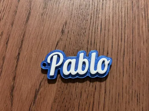 Pablo name keychain
