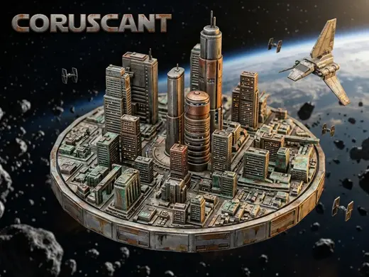 CORUSCANT – The Galactic Capital City-Planet