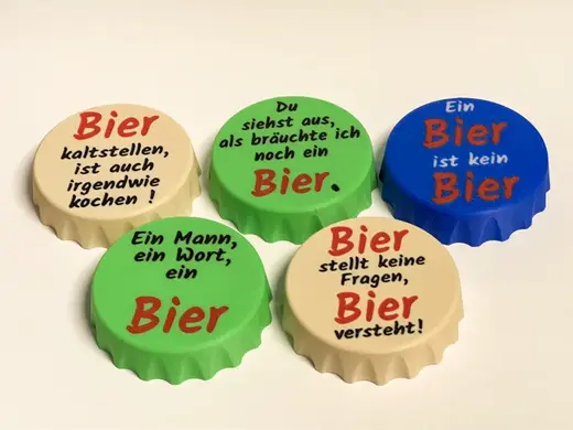 Flaschenöffner mit 5 Designs