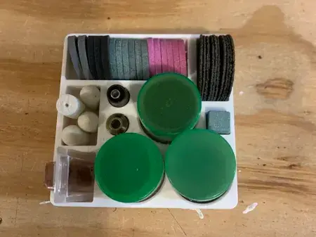 Dremel parts holder