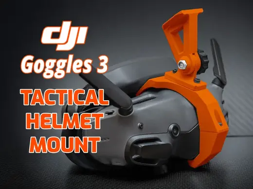 DJI Goggles 3 Tactical Helmet Mount