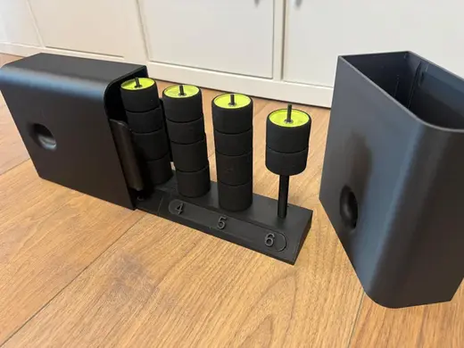 RC - Box für 1:12 Moosgummi Wheels - Radständer
