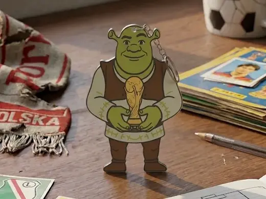 Shrek World Cup 2026 Keychain - Easy Print