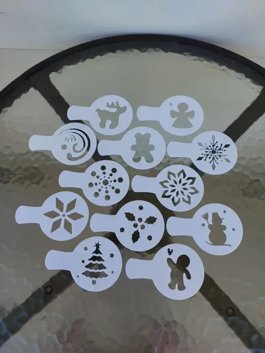 Coffee and Hot Drink Stencils