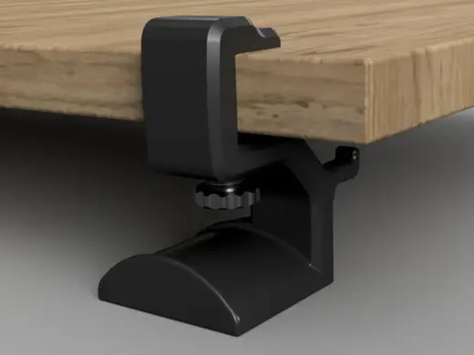 Desk Side Headphone Hanger Clamp Headset Stand
