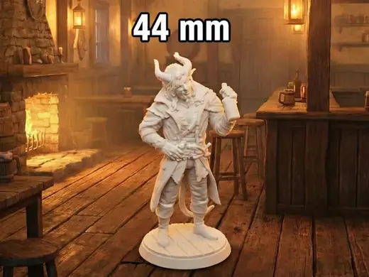 Tiefling Bard miniature