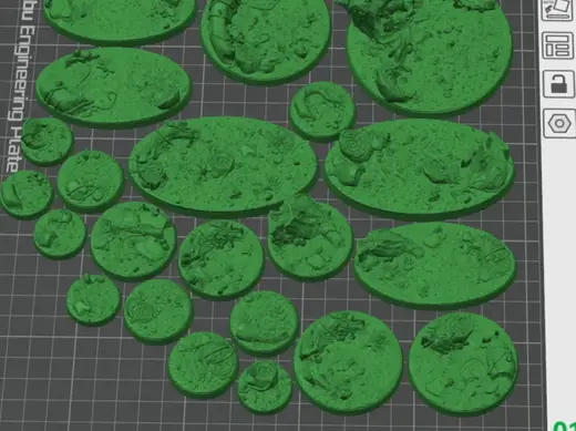 Forest Bases – Scalable Tabletop Miniature Bases