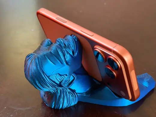 Erling Haaland Meme Phone Stand