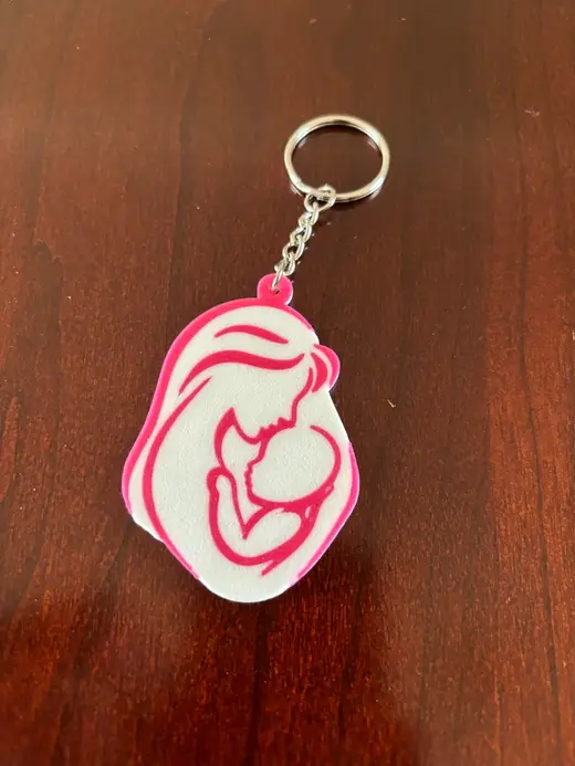 Mother's Day Mother Daughter Keychain