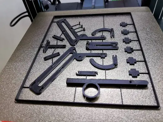 Card-type assembled mechanical clamp卡片式拼装机械夹爪