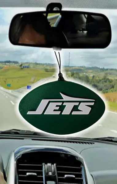 New York Jets Car Rearview Mirror Ornament
