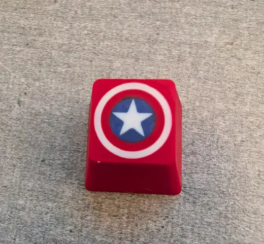 Captain America Keycap
