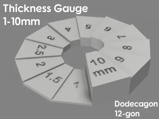 Thickness Gauge 1-10 mm