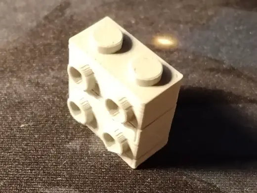 1x2x1,66 high ith Four Studs on One Side 22885