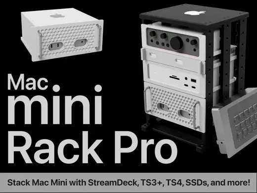 Mac mini "Rack Pro" set for M4 Mac mini + add-ons