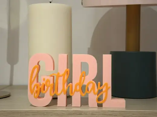 Birthdaygirl Skulptur - kein AMS erforderlich