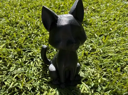Happy Cat Sculpture