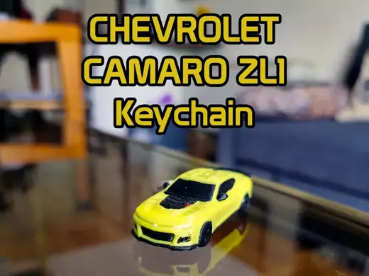 Chevrolet Camaro ZL1 Keychain (working wheels)