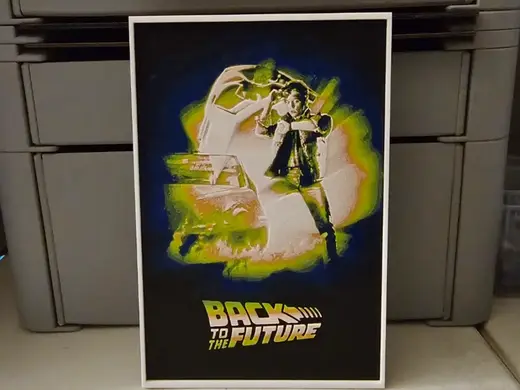 Back to the Future Movie Poster - Hueforge Art