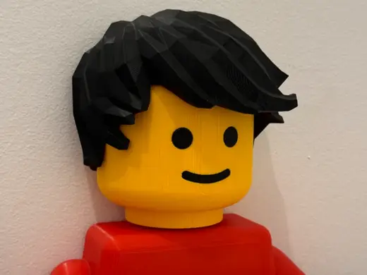 Brick Man Toilet Paper Holder - Hair