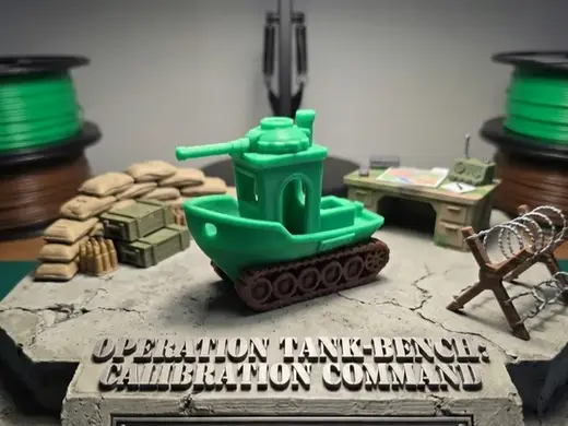 Tanky Benchy – 3D Printed Boat Tank Hybrid