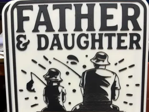 father daughter fishing