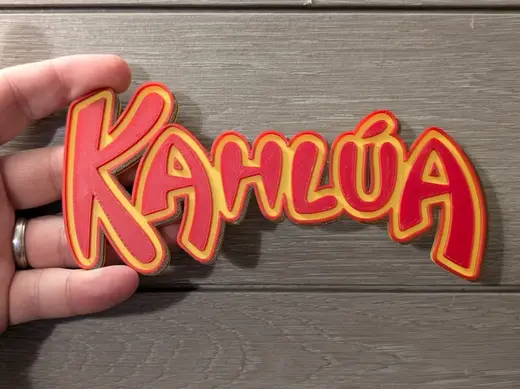 Kahlua Liqueur logo sign plaque 2-sizes