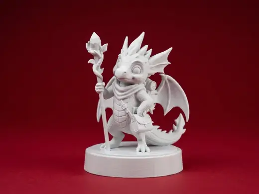 Young Dragon Mage Figurine