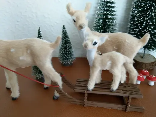 Christmas Series: Snow Sleigh card (Flat pack)