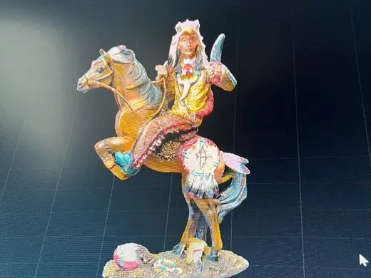 Indianer auf dem Pferd