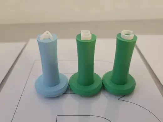 Letter and Number Stamps for Playdoh