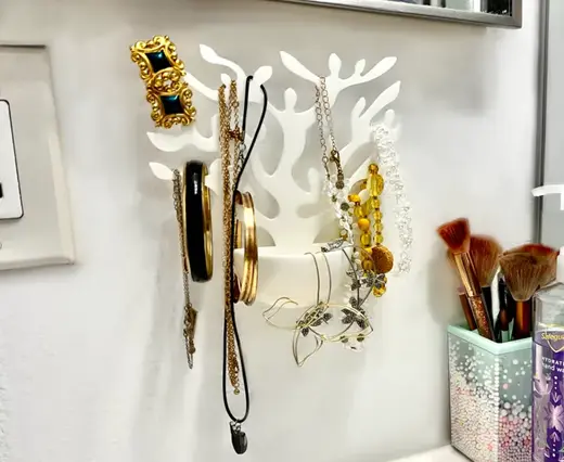 Wall Mounted Jewelry Tree