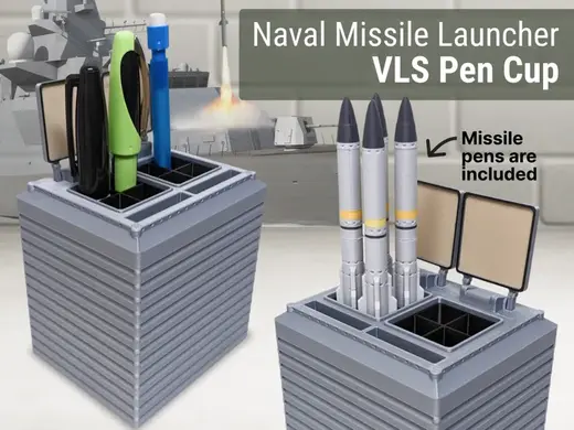 Missile Launcher Pen Cup | US Navy VLS
