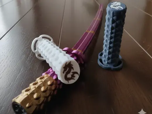 Dragon Scale Telescopic Samurai Sword