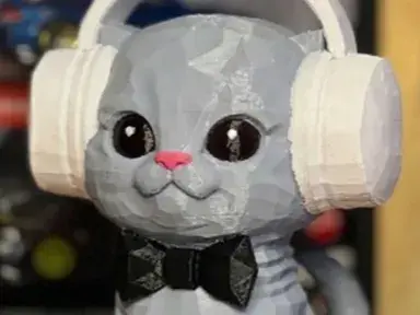 The dancing cat from the Sims male version