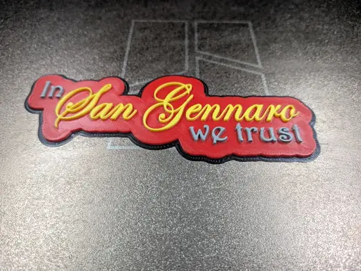 IN SAN GENNARO WE TRUST (PLATE)
