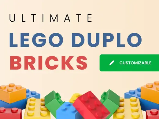 Duplo / Hubelino parametric bricks (customizable)