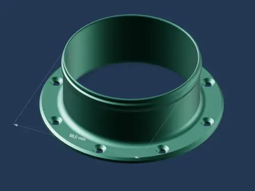 90mm Schlauchadapter