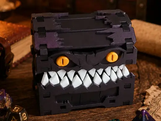 Mimic Dice Chest – DnD Dice Box / Treasure Chest