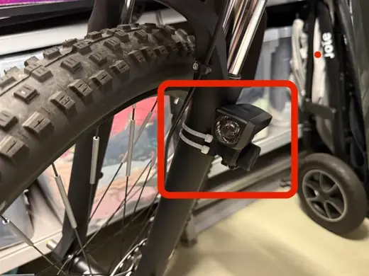 Fahrrad Lampenhalterung Gabel