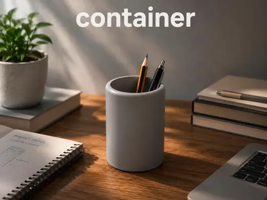 Minimalist Desk Organizer | Pen & Pencil Holder