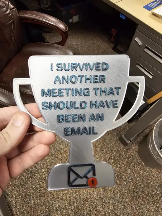 Meeting Survival Sign