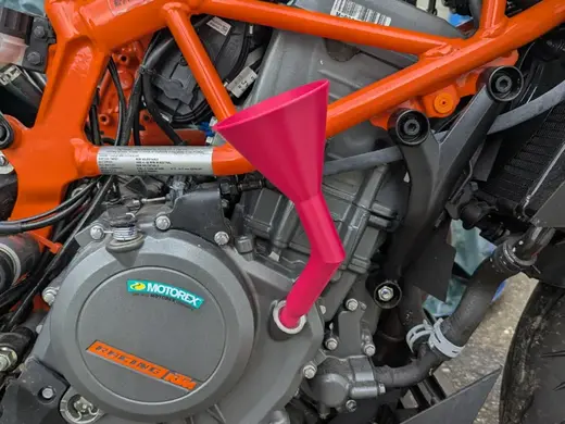 Motorcycle Oil Funnel
