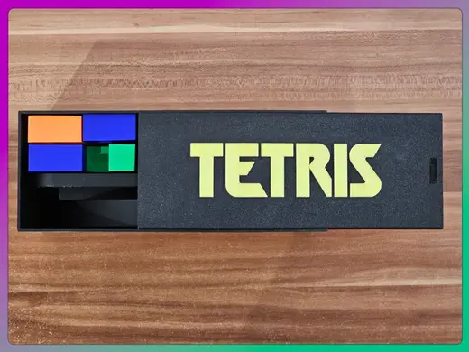 Box for Tetris balance game (Sliding Lid)