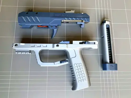 3D打印M-17S飞盘发射器