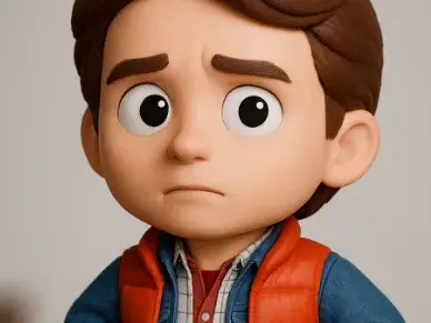 Marty McFly Back To The Future - Adorable model