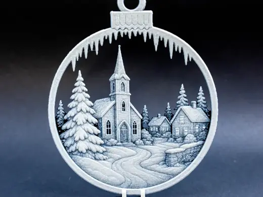 Christmas Ornament Bauble Winter Church