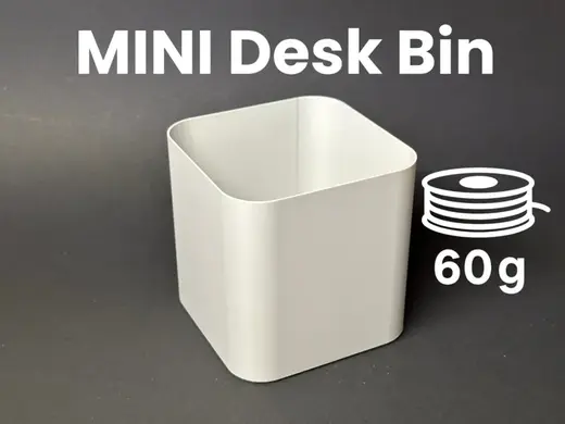 MINI Desk Bin | Modern Desktop Trash Can
