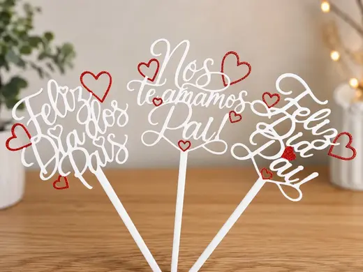 Father's Day Cake Topper Set