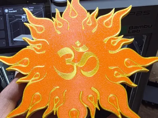 Om (ॐ) Wall Art | Hindu Wall Decor | Wall Mount
